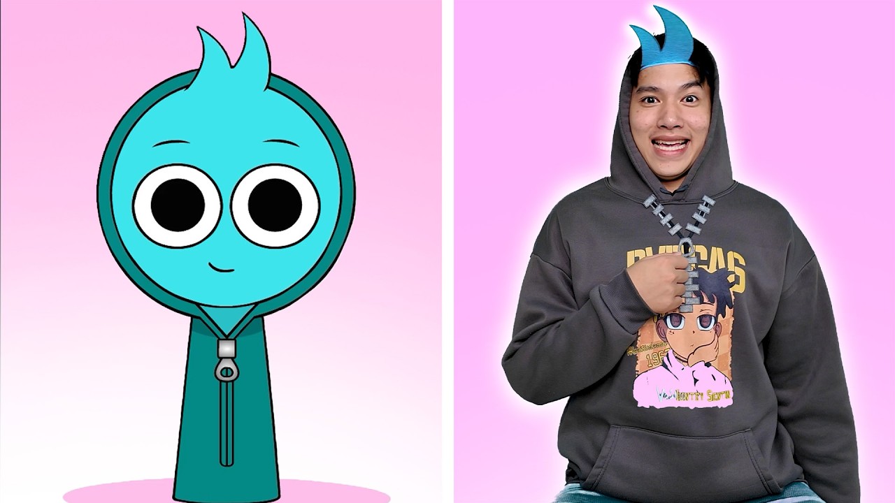 Sprunki 4 Phase 4 YOUNG ZIP in Real Life #sprunki #mysprunkioc