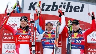 Didier Defago wins downhill (Kitzbühel 2009)