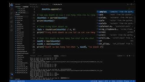Bài tập luyện tập sử dụng cấu trúc dữ liệu danh sách (LIST) trong Python