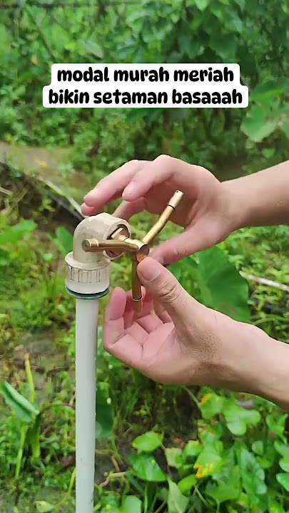 Penyiram tanaman yang murah dan efisien