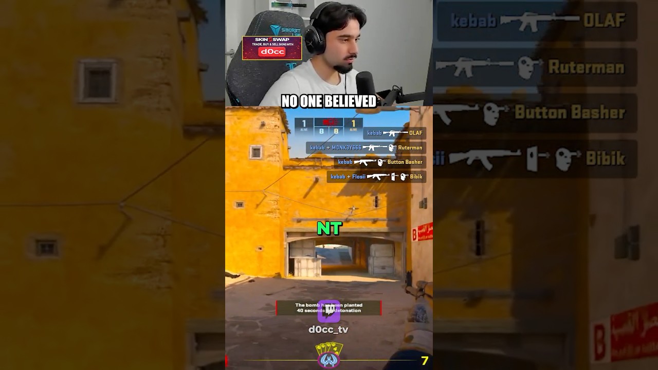 NO ONE BELIEVED IN ME... 