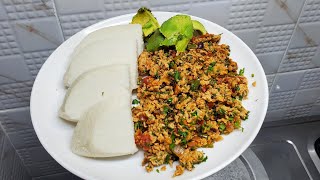 Ugali mayai || How to cook eggs for ugali || Scrammbled eggs || How to cook eggs