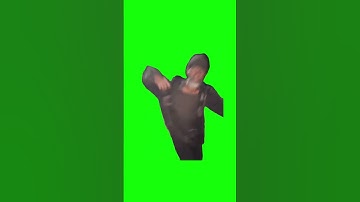 Homeless Man Doing Karate | Green Screen