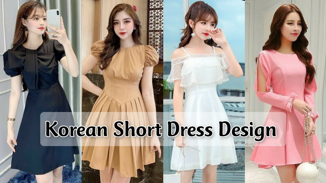 Korean One Piece Dress Design|Short Dress Design|2022 New Dress Design ...