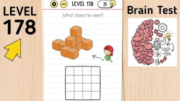Brain Test Level 178 What Does He See?