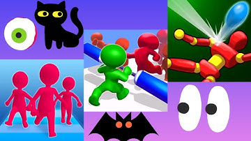 JOIN CLASH 3D vs KNOCK em ALL vs PUSH em ALL - COMPARE GAMEPLAY 2020