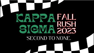 2023 Fall Rush Video | OCU Kappa Sigma