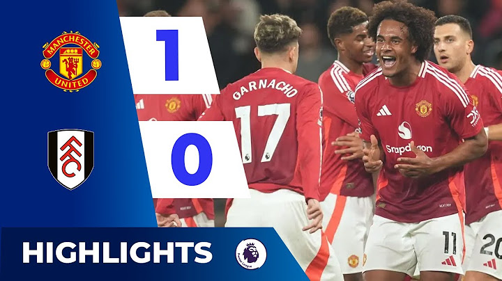 DEBUT GOAL FOR ZIRKZEE! 🤩 | Man Utd 1-0 Fulham | Premier League