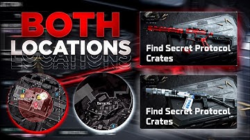 *FREE M4A1, AS VAL Gun Skins* Secret Protocol Crates Both Locations Guide DELTA FORCE MOBILE