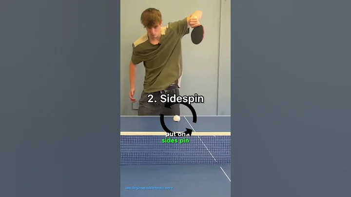 The BEST Beginner Table Tennis Serve 🏓😮 Can you do it? 🤔