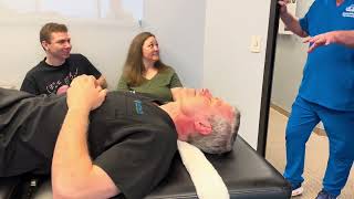 Houston Chiropractor Dr Wendt Doing The Kinder Gentler Ring Dinger® On Georgia Chiro Dr Jason Dotson