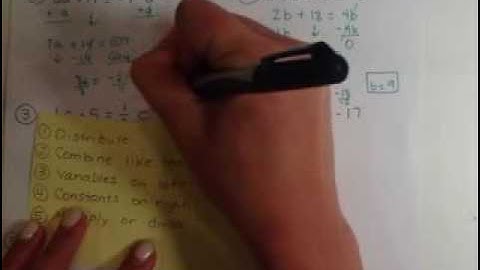 Lesson 2 2 Solving Equations with variables on both sides