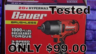 Harbor Freight Bauer 3-Speed High Torque Impact Wrench TESTED