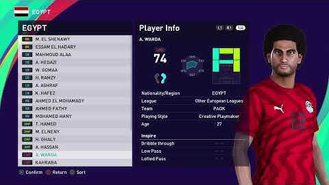 PES 2021 EGYPT ACTUAL + 7 CLASSIC PLAYERS PS4