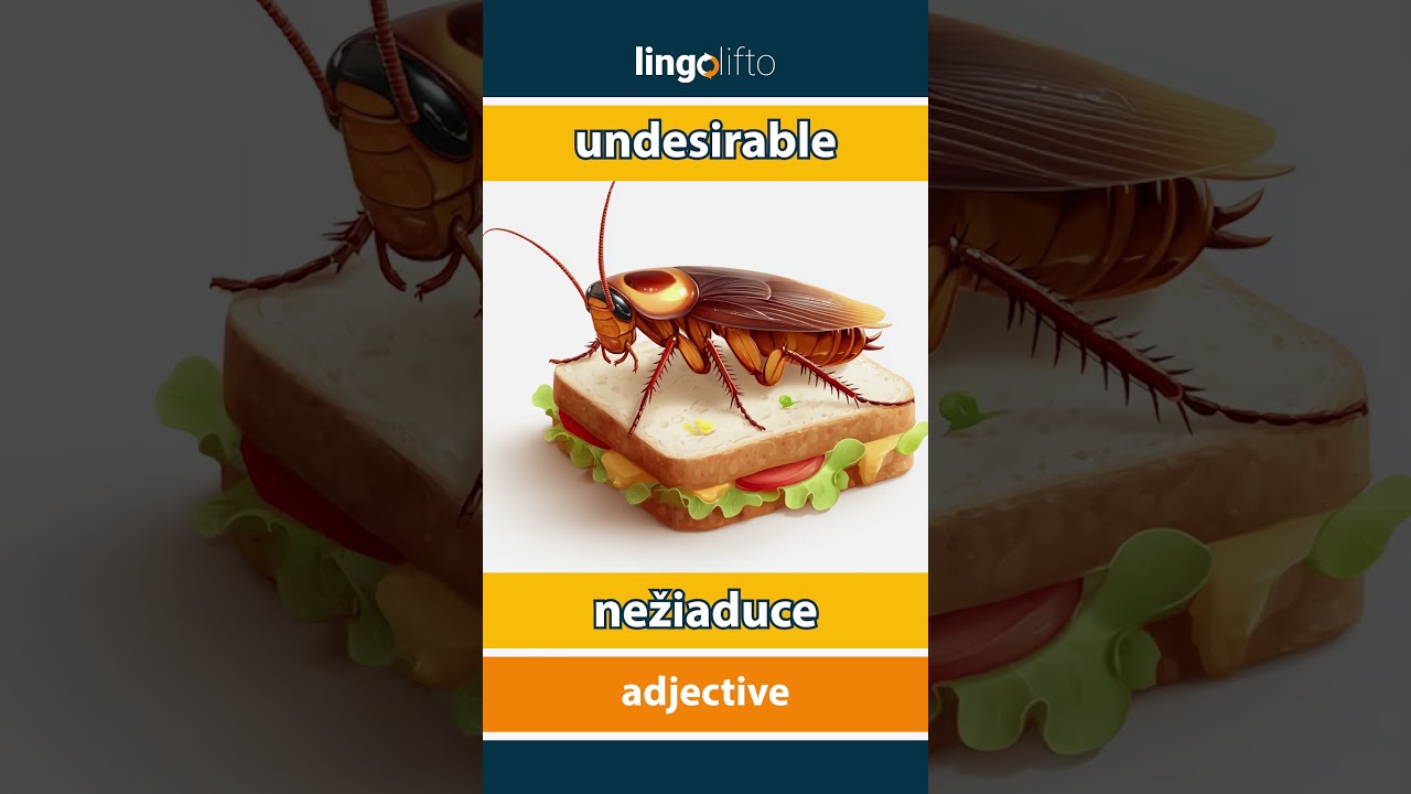 🇬🇧🇸🇰 undesirable - nežiaduce : learn English : naučme sa anglicky : vocabulary builder
