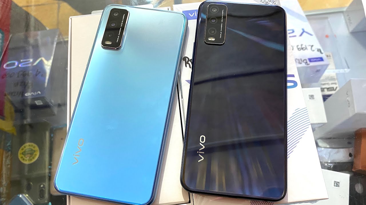 VIVO Y20s Warna Hitam Dan Biru - YouTube