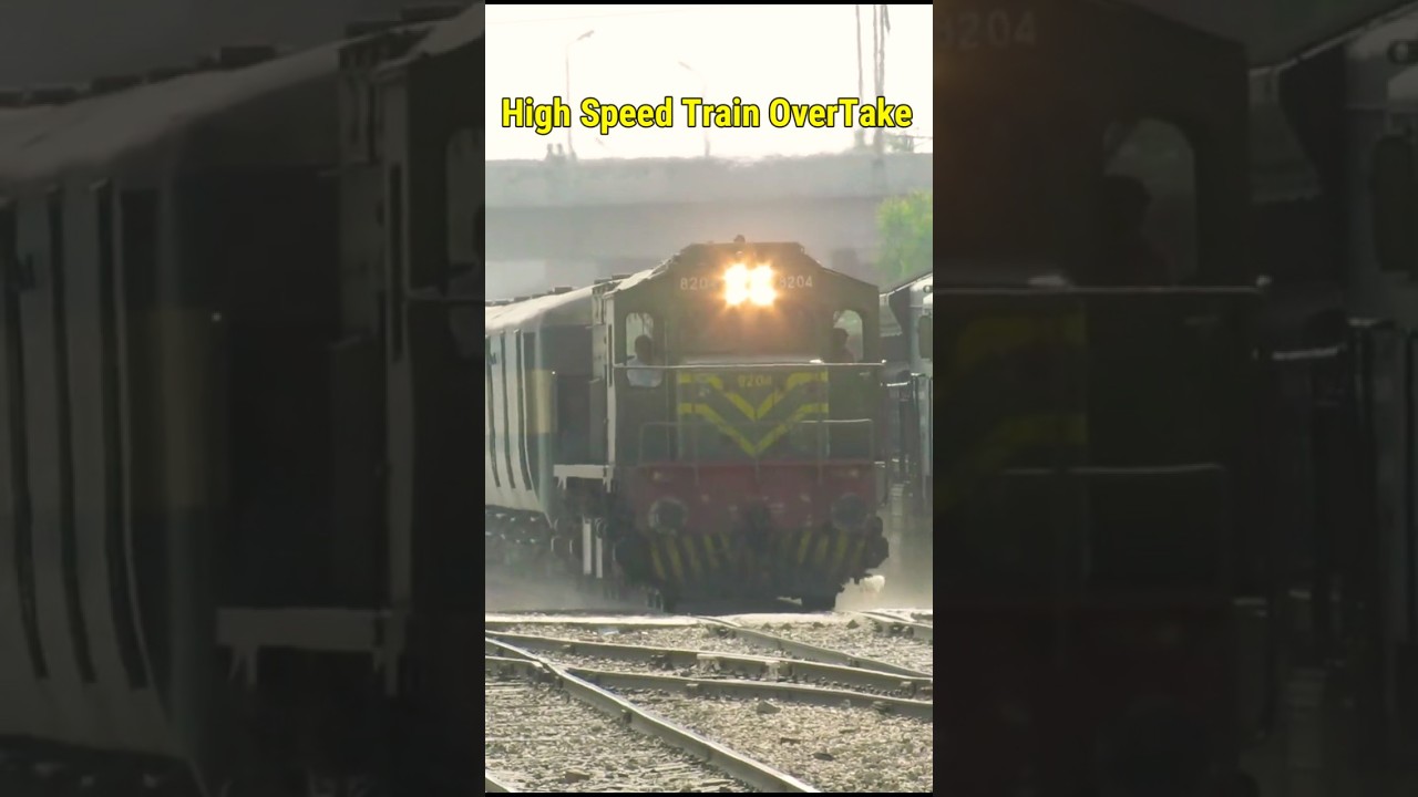 High Speed Train Overtake 