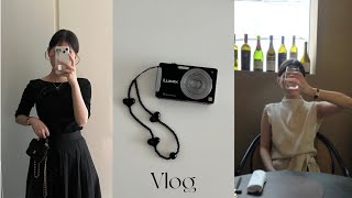 VLOG. 📸 일본에서온 빈티지 카메라 득템. 일주일 출근룩 기록(feat. 아쎄르, 얼바닉30, 낫띵리튼, 르917)