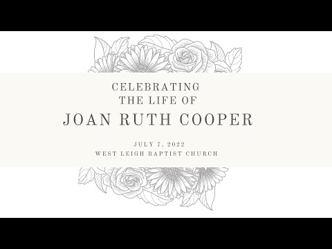 Funeral for Joan Ruth Cooper - 7 July 2022