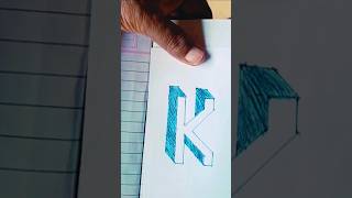 K Ka 3D Letter #3D #K3D #J3DLetter #subscribe #youtube #youtubeshorts