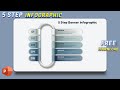 86.PowerPoint Tutorial Banner Infographic - 5 Step  Presentation