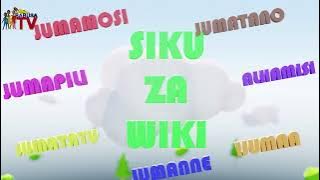 Wimbo wa Siku za wiki, wimbo wa siku za juma, song of the days of the week