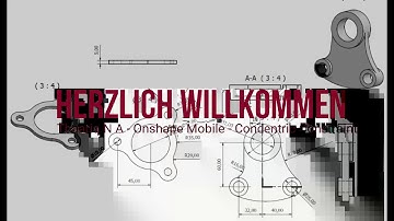 Drafting 3D Onshape - Concentric Constraint