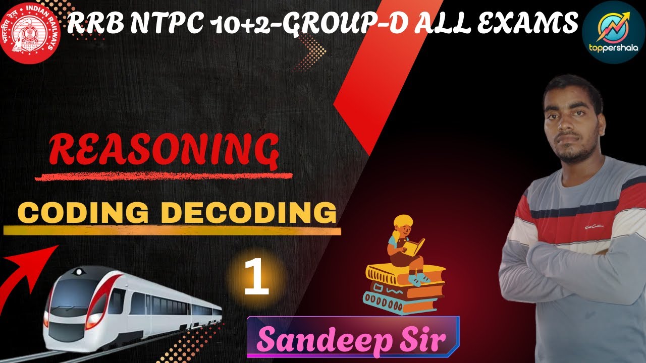 RRB NTPC 2025 | RRB NTPC REASONING| Coding Decoding, Reasoning by ...
