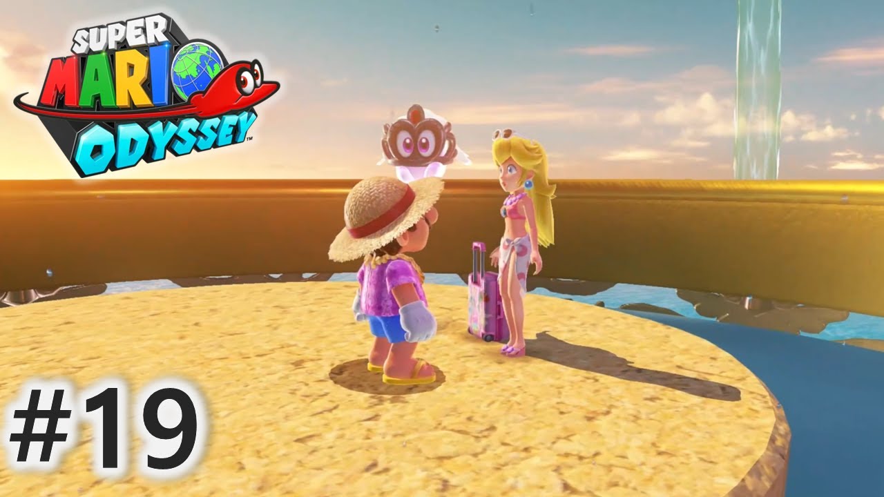 슈퍼 마리오 오디세이 19화 [바다 왕국 _ 다시 파워 문과 퍼플 코인 모으러 갔다가 퍼플코인은 까먹게 되고]