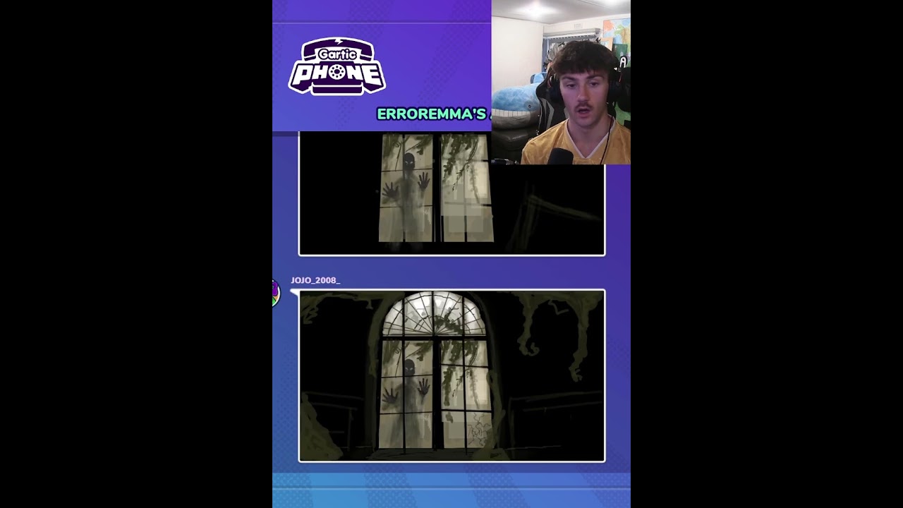 INSANE SCARY WINDOW Drawing in Gartic phone 