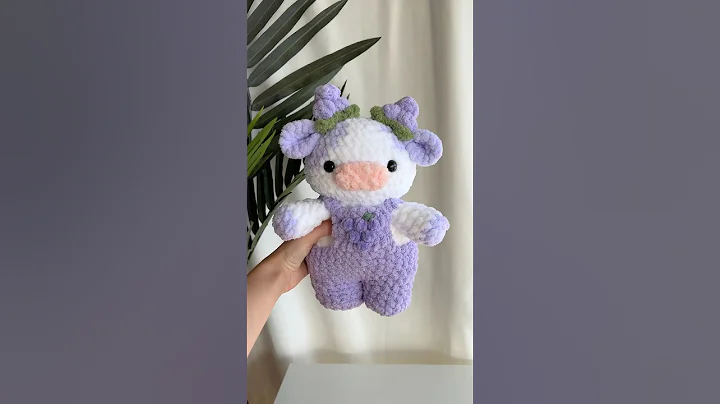 pattern by me🐮 #crochet #amigurumicrochet #amigurumipattern #handmade #amigurumi #crochetpattern