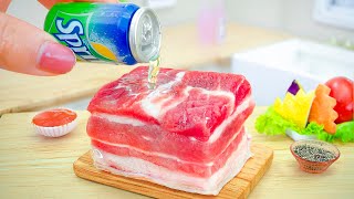 Delicious Sprite Pork Recipe - Cooking Food in Miniature Kitchen - Best of Mini Yummy Compilation