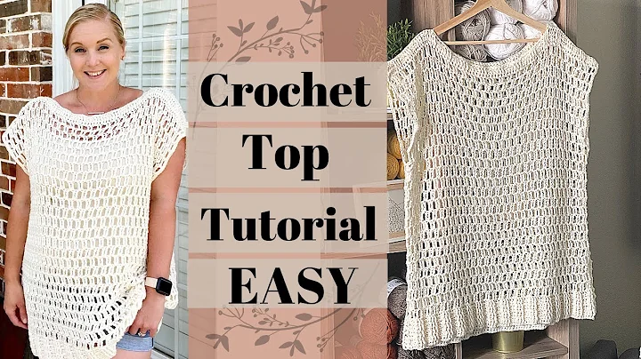 How To Crochet A Top// Easy Crochet Summer Top//Crochet Pattern// Tiffany Top// Beginner Friendly