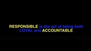 Core Value - Responsible; Behavior - Accountable; Lifer - Rob Lugge (1 of 2)