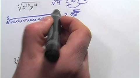 Simplifying Nth Roots