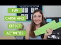 Cause and Effect Teaching Activities Quiz