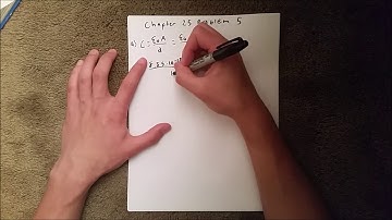 Fundamentals of Physics 8th Edition (Walker/Halliday/Resnick), Chapter 25, Problem 5 Solution