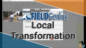 MicroSurvey FieldGenius How To: Local Transformation | Bench Mark