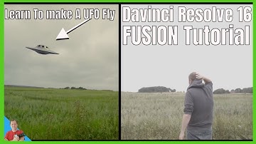 Davinci Resolve 16 Make a UFO Fly with Fusion