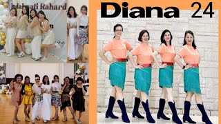 Diana 24 Line Dance (demo \u0026 count)