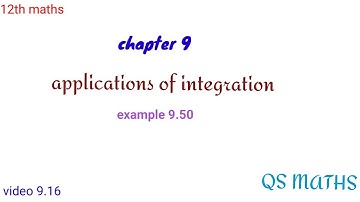 12th maths/chapter 9/example 9.50#applications #chapter9 #applications of integration #example