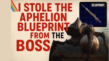 I Stole the Aphelion Blueprint in Arc Raiders