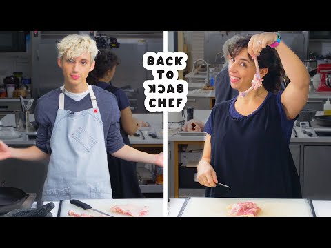 Troye Sivan Tries to Keep Up with a Professional Chef | Back-to-Back Chef | Bon Appétit