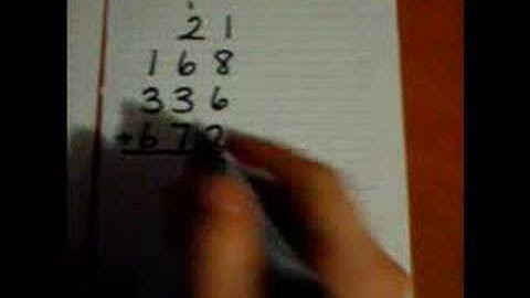 Russian Peasant Non-Standard Algorithm Demonstration