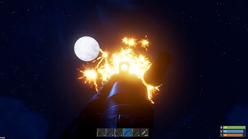 Rust: Shooting Shotgun Fire Ammo in The Night