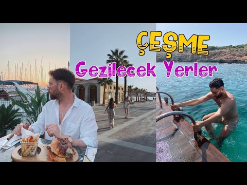 İKİ GÜNDE ÇEŞME'DE GEZİLECEK YERLER | Tekne Turu⛵️, Çeşme'de Mekan Önerisi, Fiyatlar