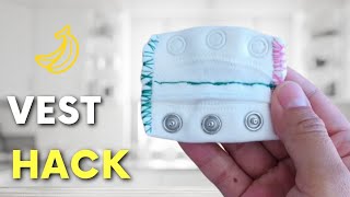 This easy DIY hack will save you so much money! | Onesie Extender | How to make a baby vest extender