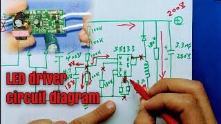 شرح دائرة تشغيل لمبات الليد LED Driver Circuit Diagram