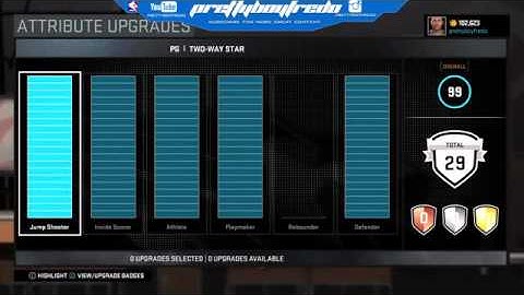 NBA 2K16 NEW 99 OVR PG ATTRIBUTE UPDATE  Best Signature Styles #5   Prettyboyfredo
