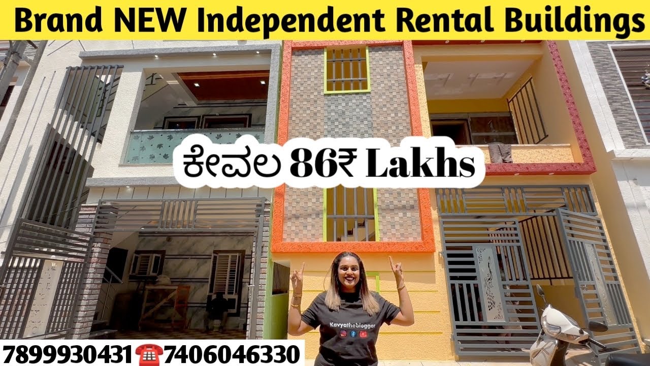 Direct Owner NEW Independent House for sale in Bangalore Properties 20*40 Rental Income Buildings